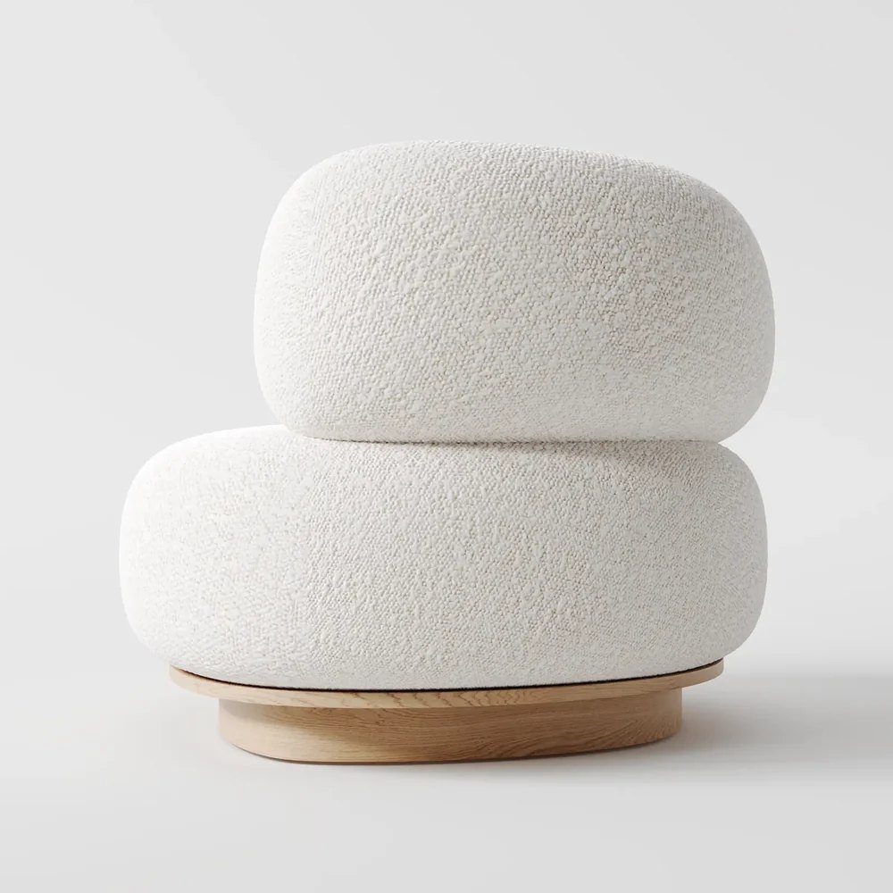 Callie Boucle Chair 02 Callie Boucle Accent Chair