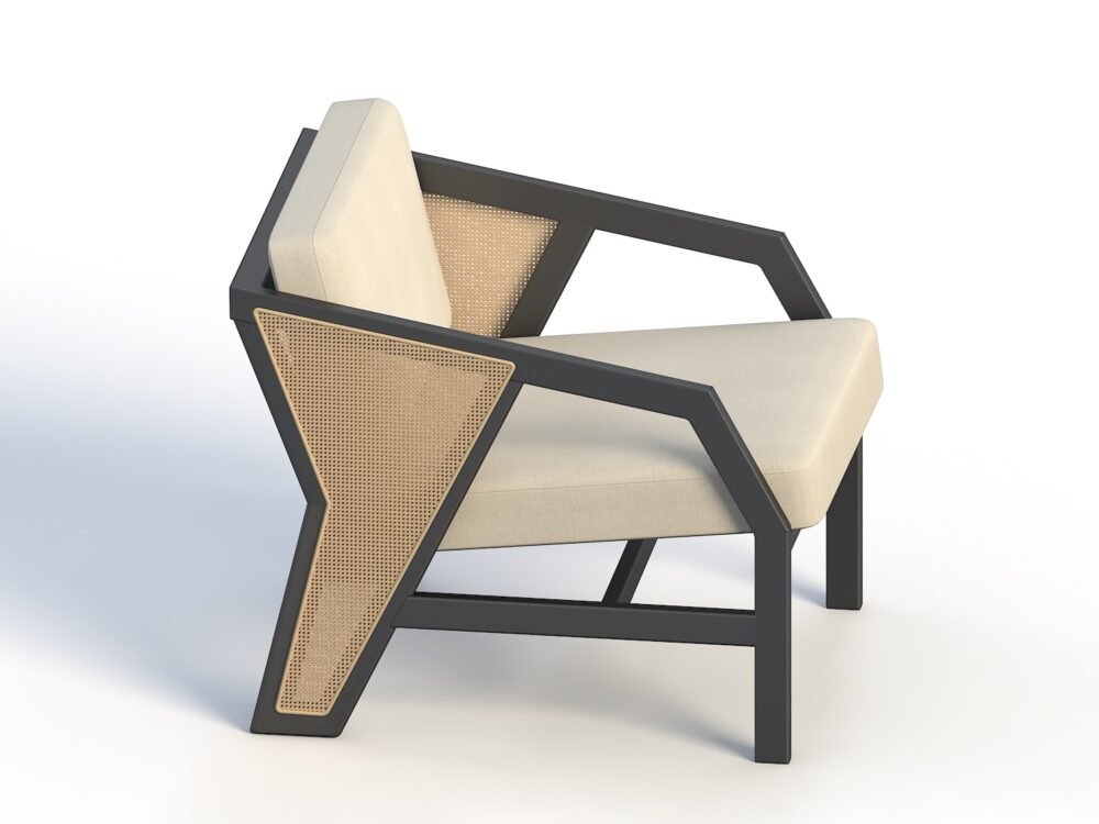 Carter Accent Chair 02 Dave Wooden Accent Chair