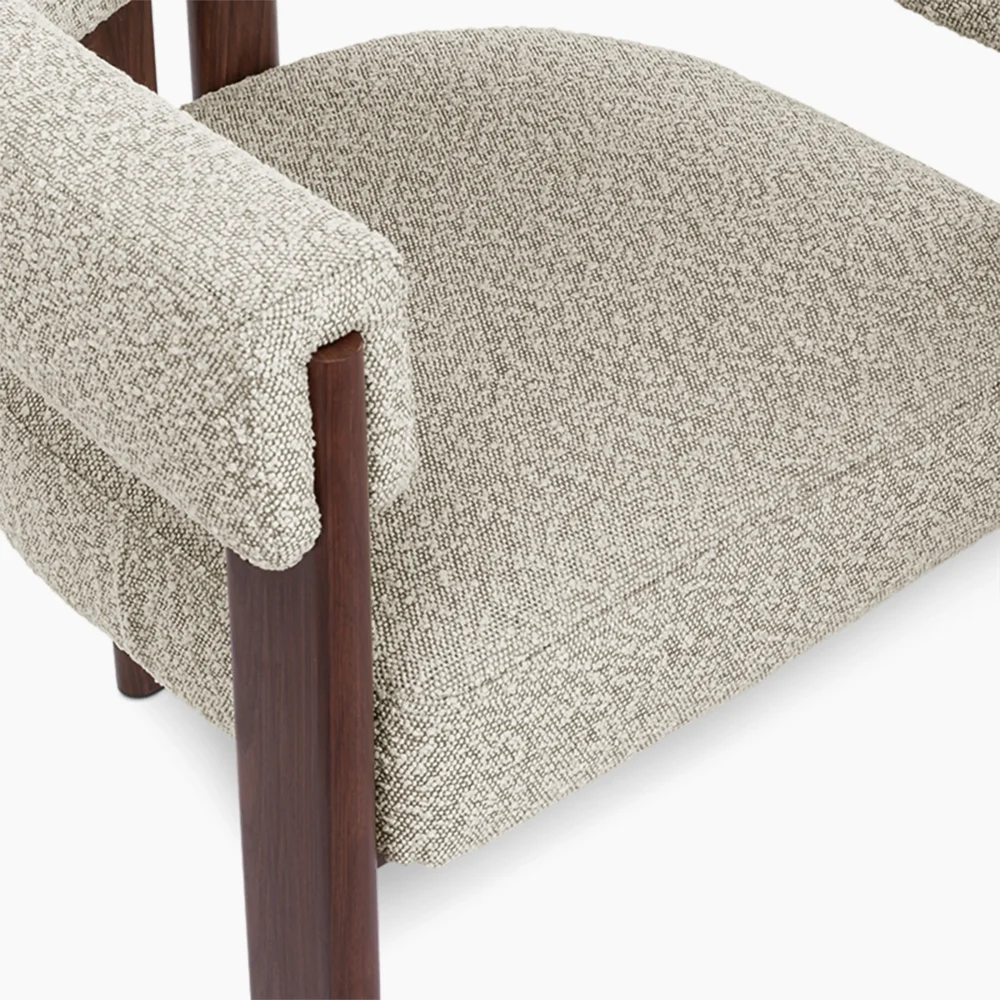 Cartle wooden boucle chair 06 Cartle Boucle Chair
