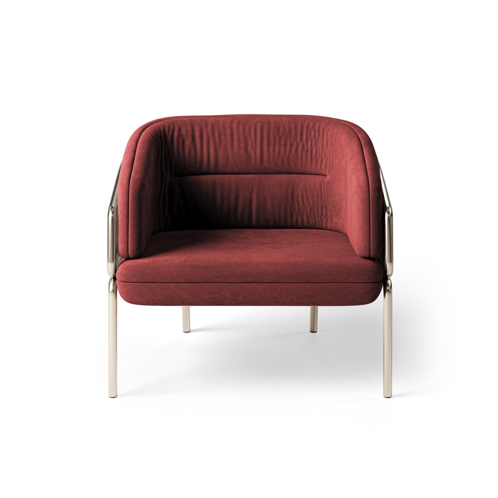 Flora Golden Leg Armchair