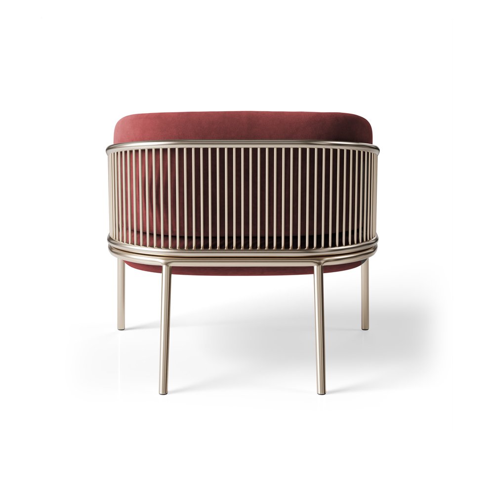 Flora Golden Leg Armchair