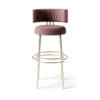 Isabella Golden Metal Stool