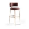 Isabella Golden Metal Stool
