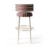 Isabella Golden Metal Stool