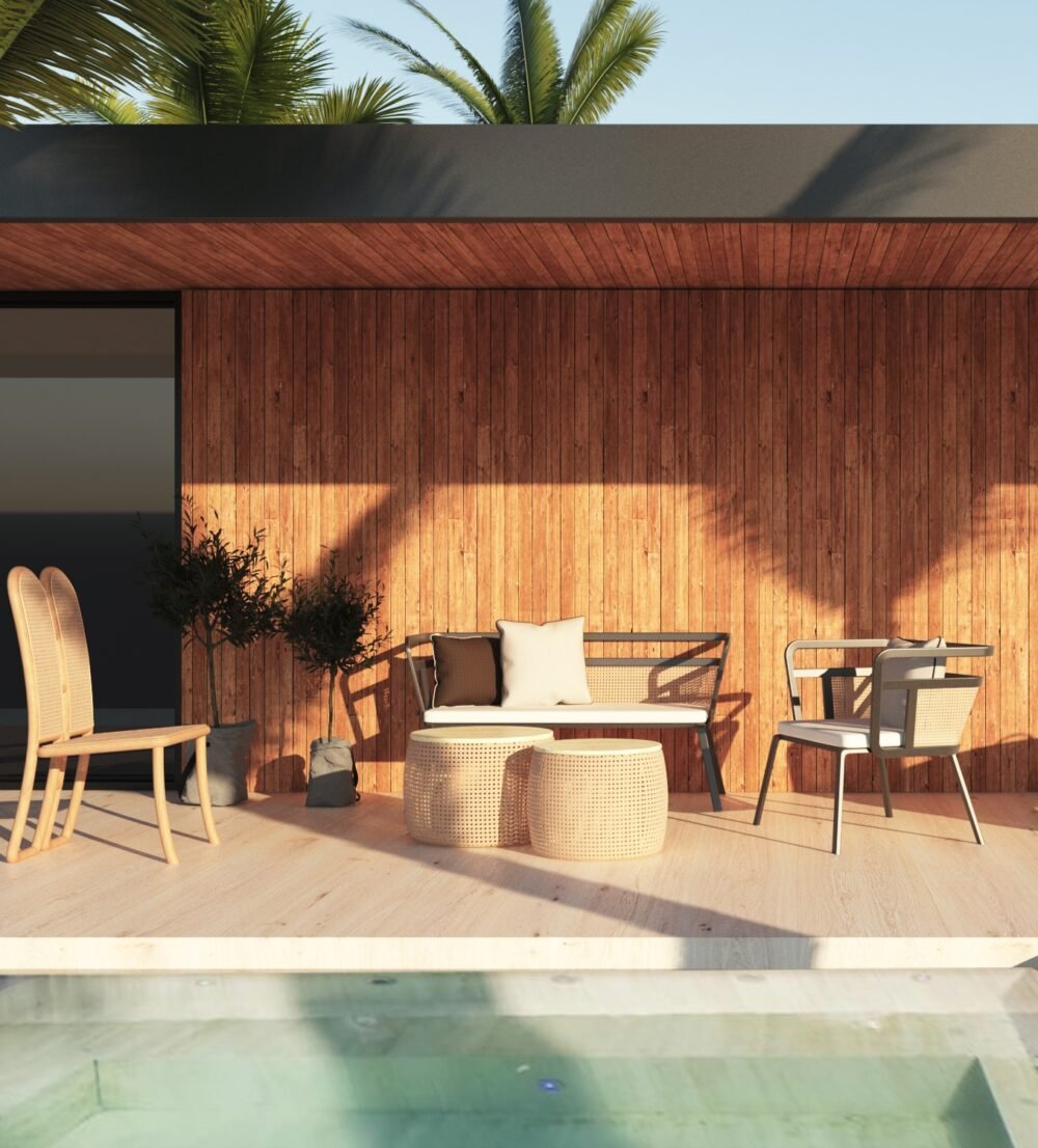 James Double Back Chair