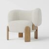 Julia Wooden Boucle Chair