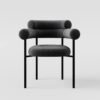 Luke White Boucle Chair