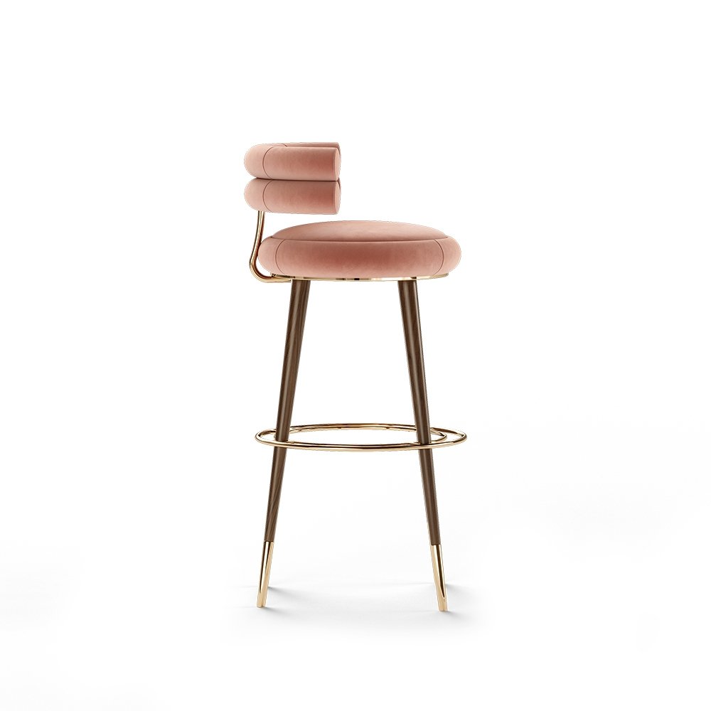 Maya Wooden Barstool