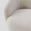 Reagan White Boucle ArmChair