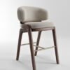 Riley Wooden Boucle Stool