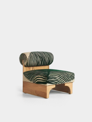 Sadic Wooden Accent Chair