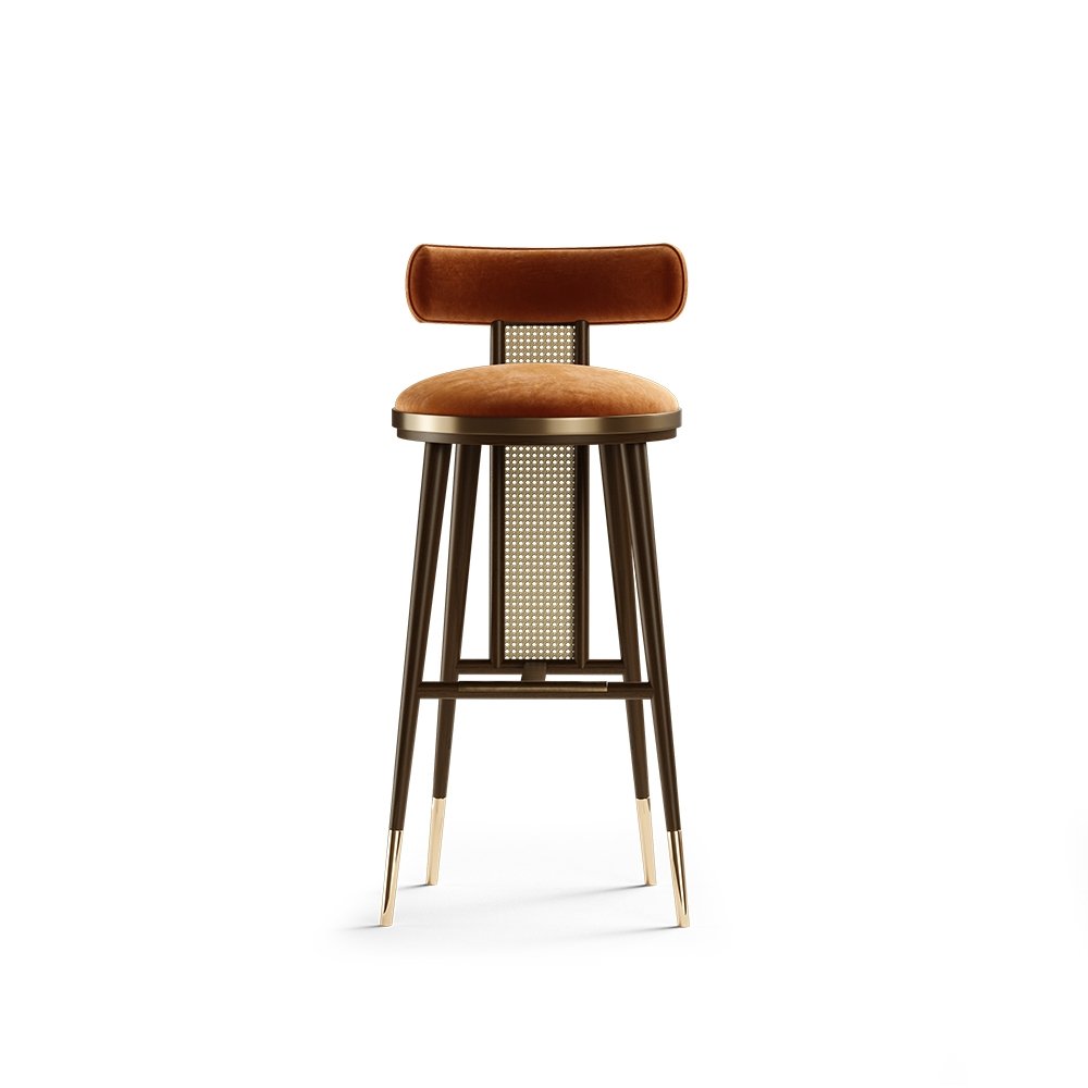Skyler Wooden Barstool 01 Skyler Wooden Cane Barstool