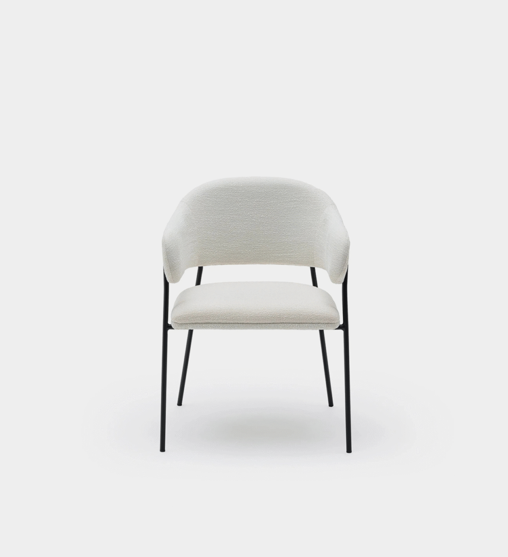 Violet Metal Dining Chair